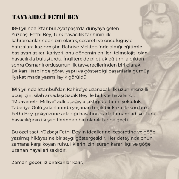 Pomander Erkek Otomatik Kol Saati Bleriot XI - Gün Batımı - Görsel 5